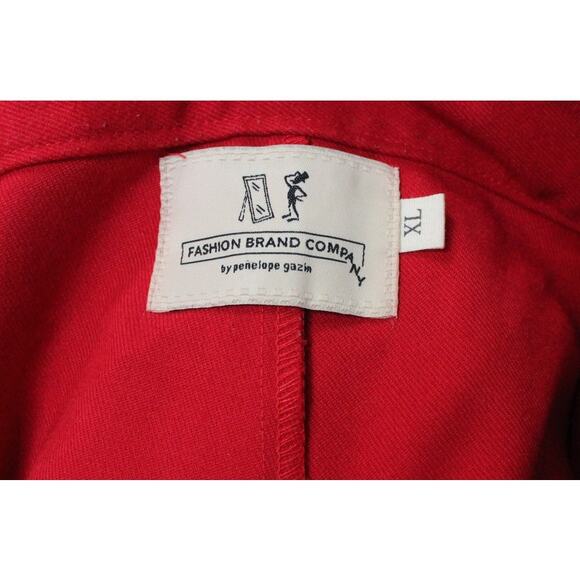 Fashion Brand Company Cutout Red Smiley Face Slacks Trousers Size XL - Picture 4 of 4